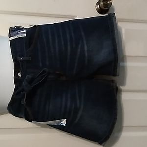 CURVY S.o.n.g high rise jean shorts